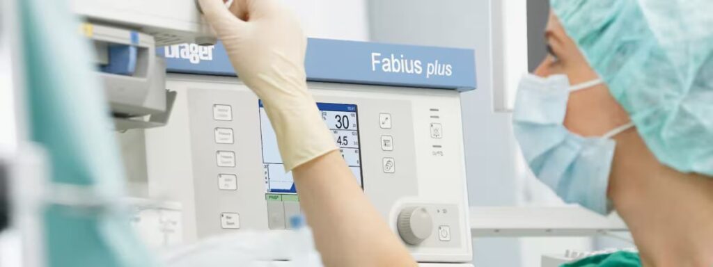 ماشین بیهوشی دراگر Fabius Plus